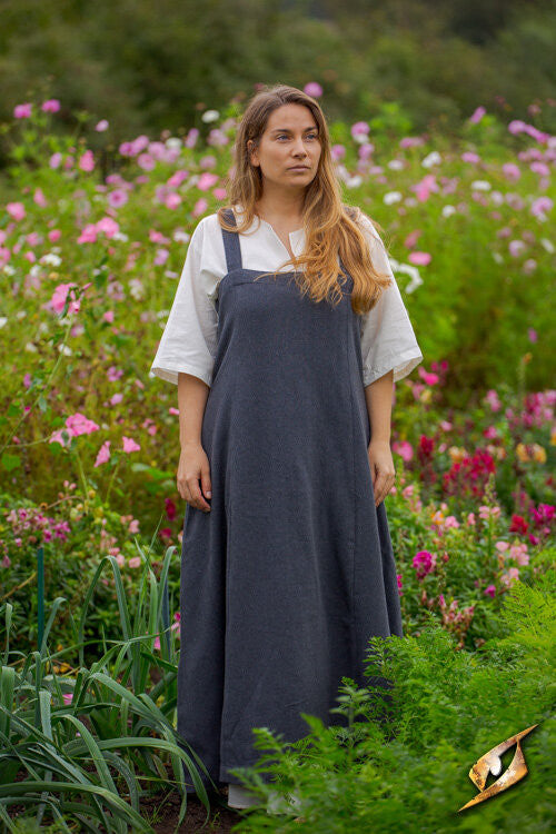 Vestido vikingo mujer Frida gris noche