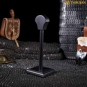 Soporte en madera para colgar cascos, color negro