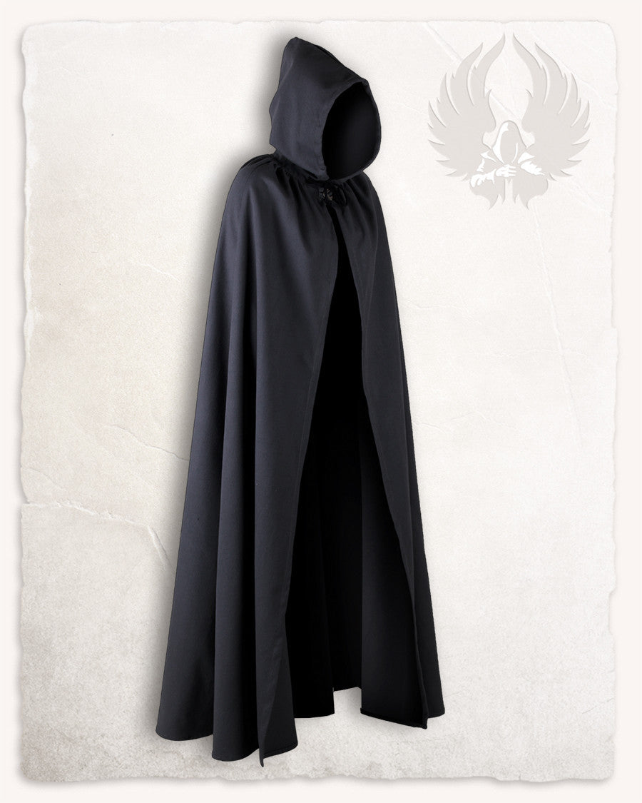 Capa medieval larga de algodón, Aaron