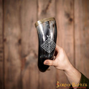 Cuerno vikingo para beber modelo Yggdrasil