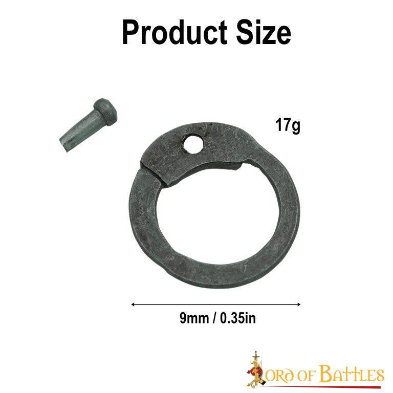 Bolsa 1 KG. anillas cota de malla, 9 mm.