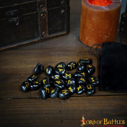 Juego de piedras rúnicas vikingas hechas a mano