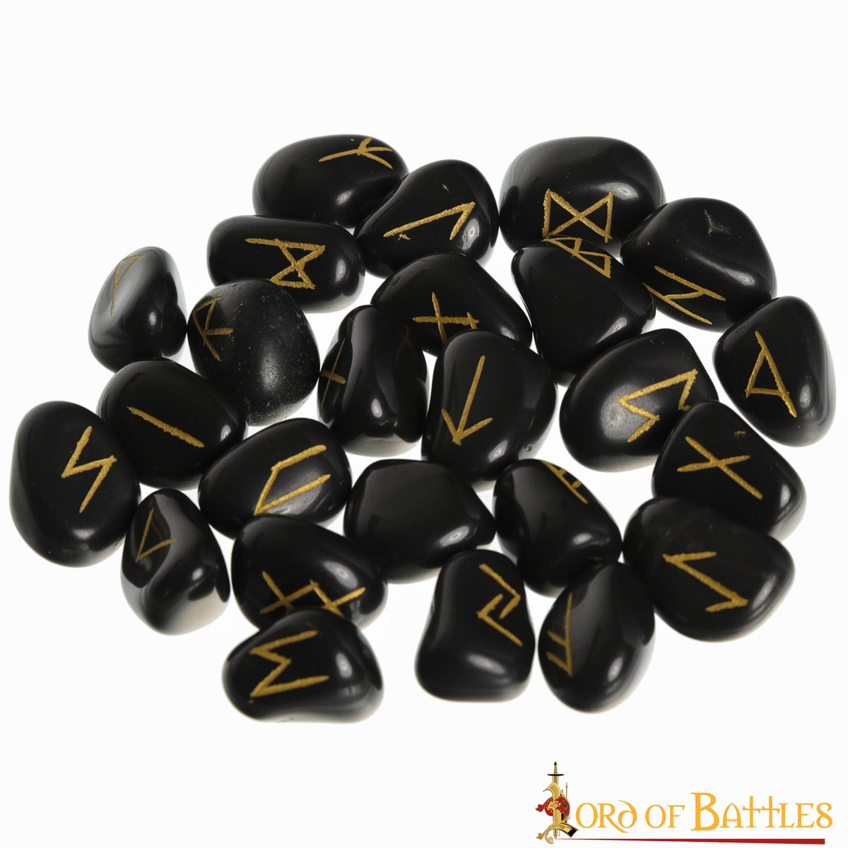 Juego de piedras rúnicas vikingas hechas a mano