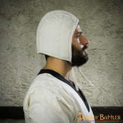Gorro de Armar medieval acolchado, varios colores