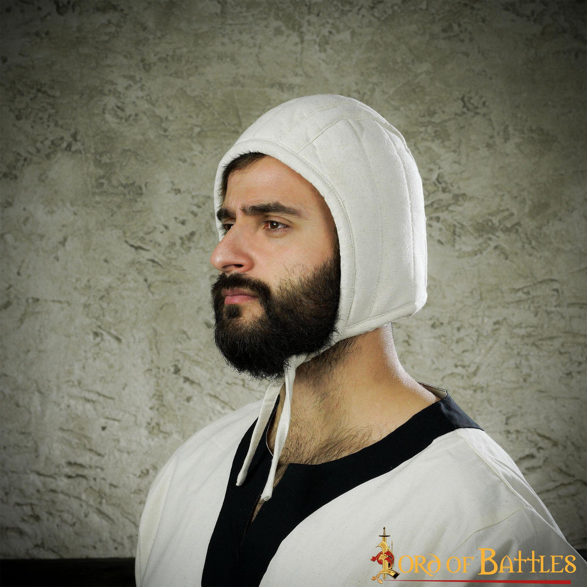 Gorro de Armar medieval acolchado, varios colores