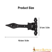 Bisagra puerta vintage hierro rústico