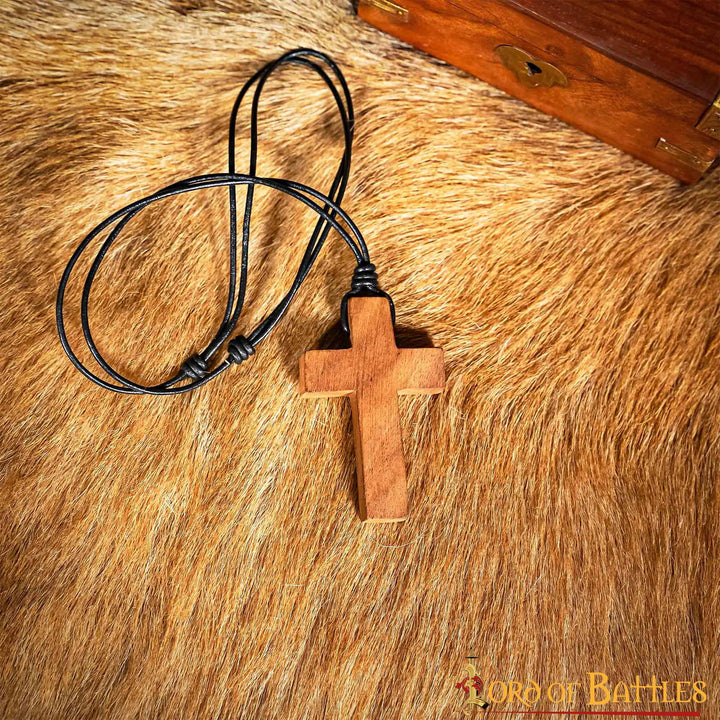 Colgante Cruz cristiana en Madera