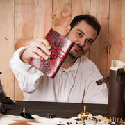 Diario de notas SteamPunk hecho en cuero