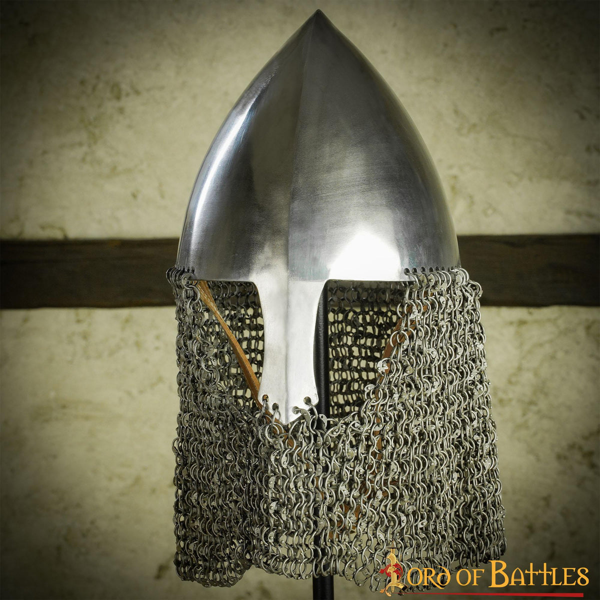 Stand de hierro para cascos, altura 63,5 cm.