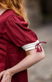 Vestido medieval verano con cordones