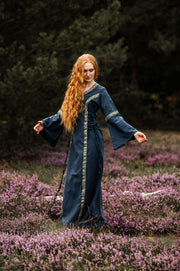 Vestido medieval mujer Azul