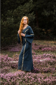 Vestido medieval mujer Azul