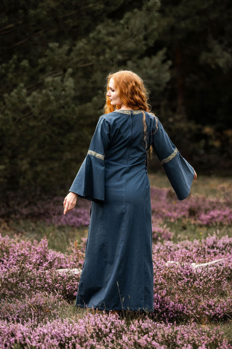 Vestido medieval mujer Azul