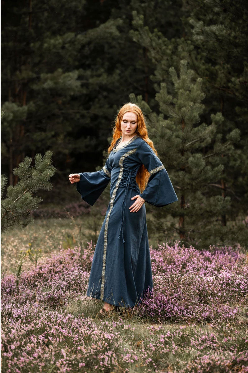 Vestido medieval mujer Azul