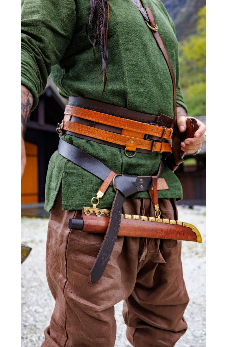 Túnica vikinga Ivar, verde