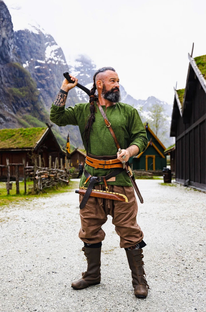 Túnica vikinga Ivar, verde