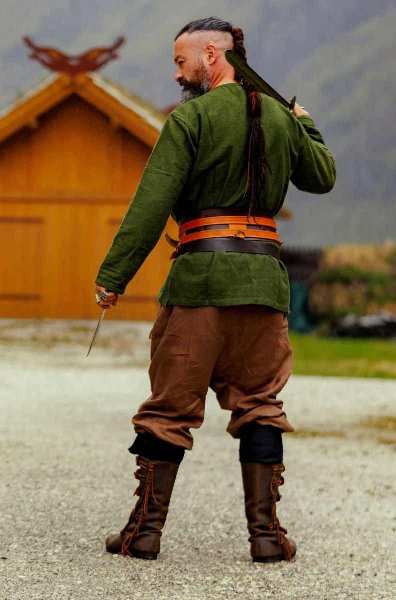 Túnica vikinga Ivar, verde