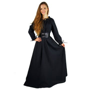 Vestido medieval mujer largo negro