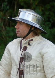 Casco medieval Kettle, siglo XIV