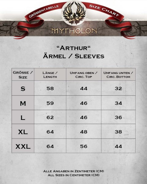 Gambesón medieval modelo Arthur, color negro