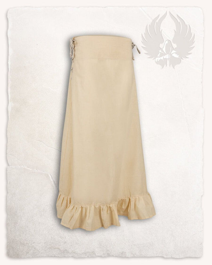 Falda medieval algodón modelo Nelly, color crema
