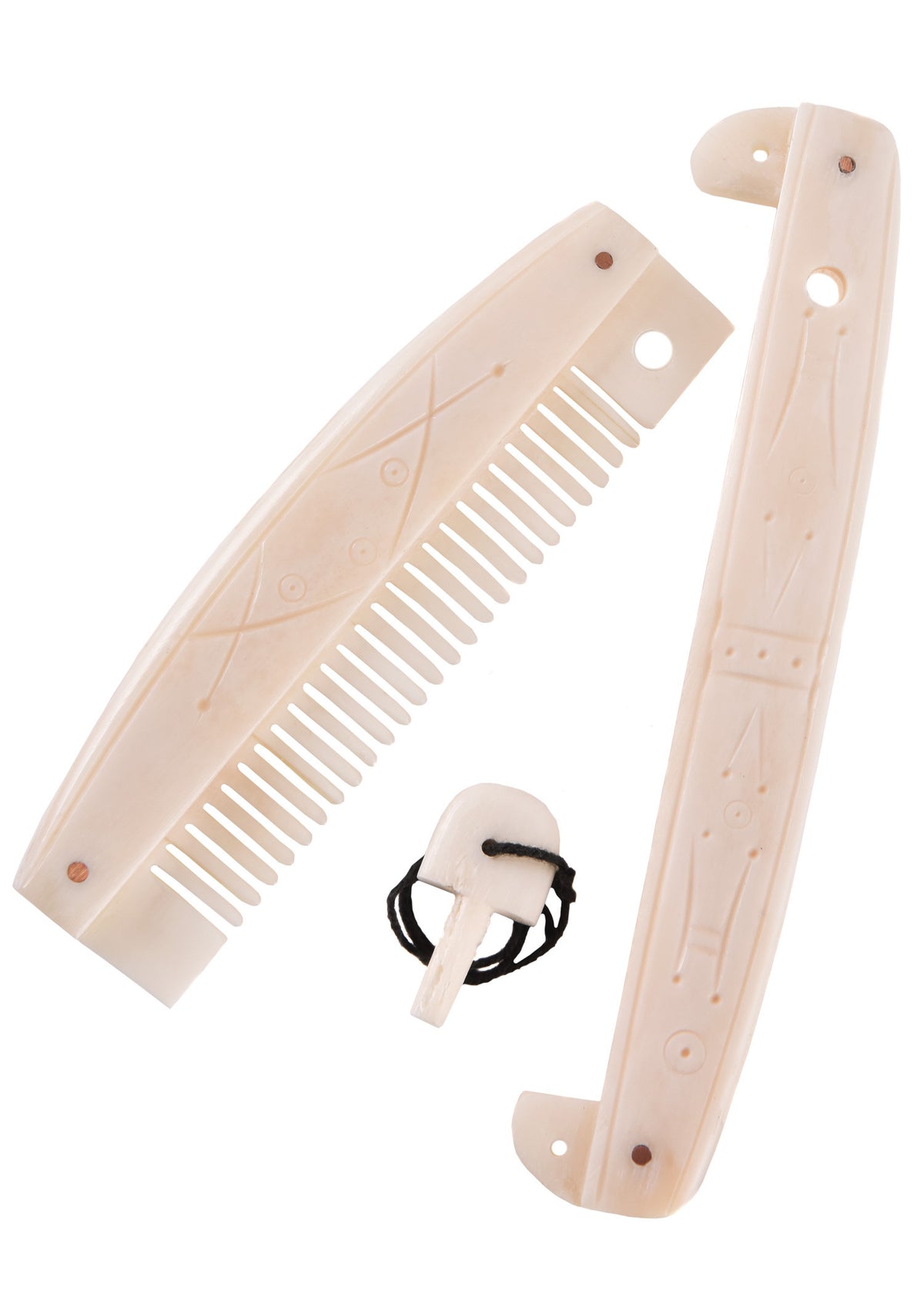 Peine medieval en hueso (12 cm.)