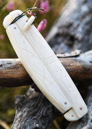 Peine medieval en hueso (12 cm.)