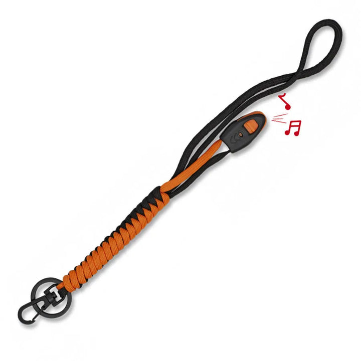 Llavero con Paracord de 2 mts. con silbato, varios colores.