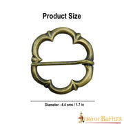 Broche medieval siglos XIII-XIV modelo anuar (4,4 cm.)