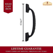 Tirador de puerta medieval (17,7 cm.)