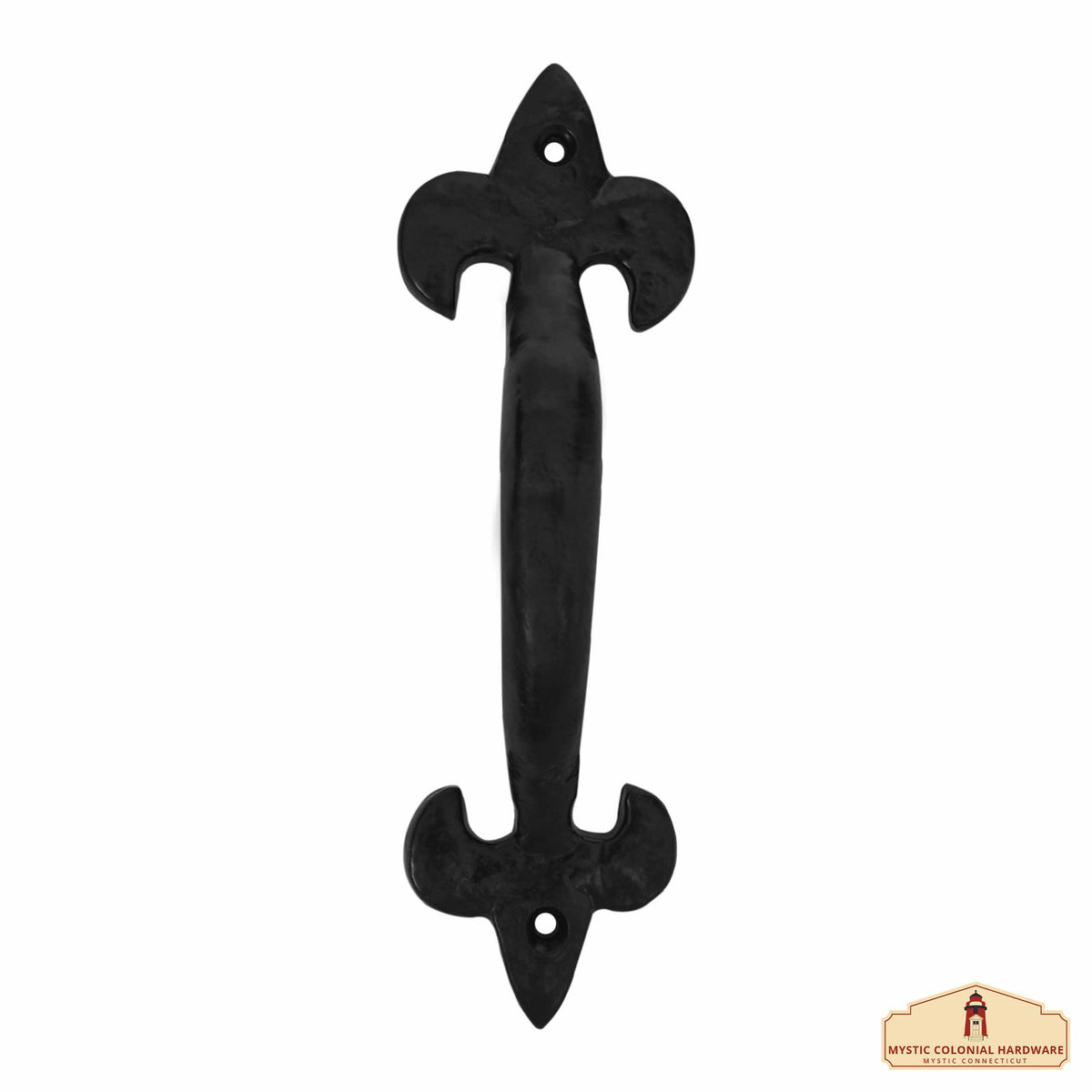 Tirador de puerta medieval flor de lis (17x4,7 cm.)