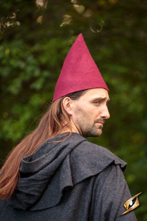 Gorro de Gnomo fantasía, lana roja