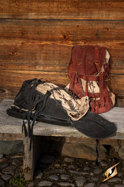 Mochila medieval del Aventurero, gamuza