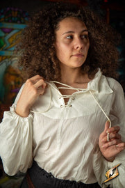 Camiseta esgrima modelo Crinkle, color blanco