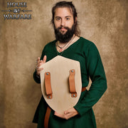 Escudo medieval en madera, customizable