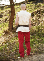 Pantalones medieval básicos modelo Hagen, rojo