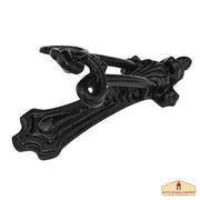 Aldaba gótica medieval de hierro hecha a mano ( 20,3 cm.)