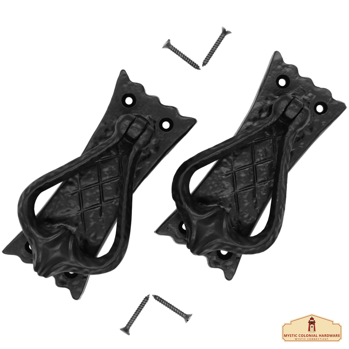 Aldaba medieval de hierro fundido modelo rústico ( 12 cm.)