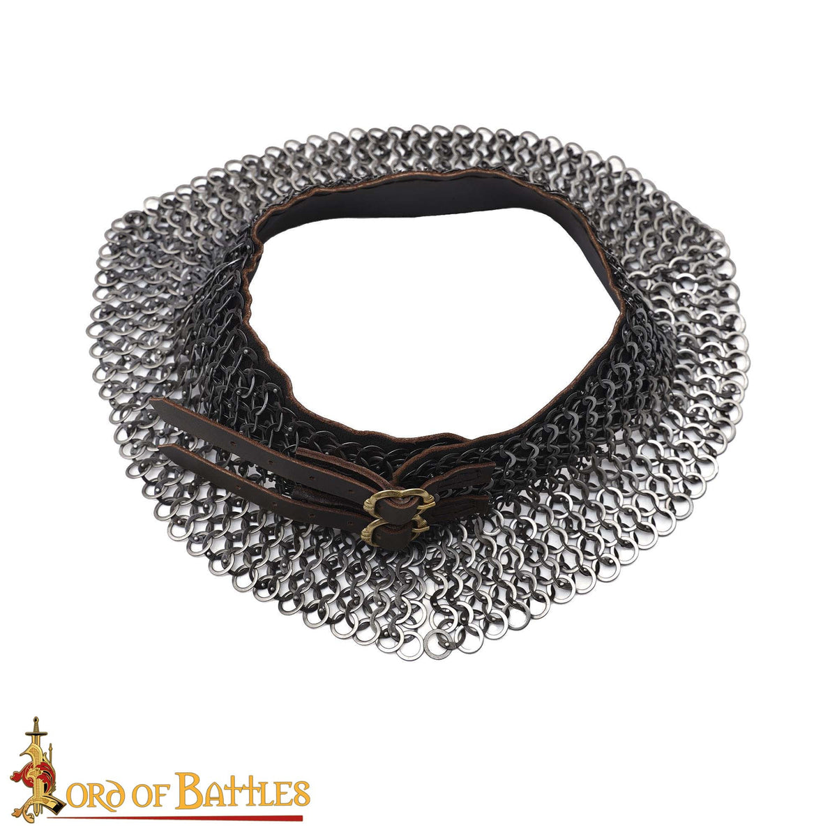 Gorjal medieval cota de malla acero inox. (9 mm.)