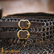 Gorjal medieval cota de malla acero inox. (9 mm.)