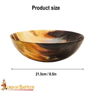 Cuenco medieval asta tamaño grande (21,5 cm.)
