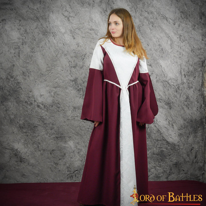 Vestido largo medieval romano mujer modelo Ramona