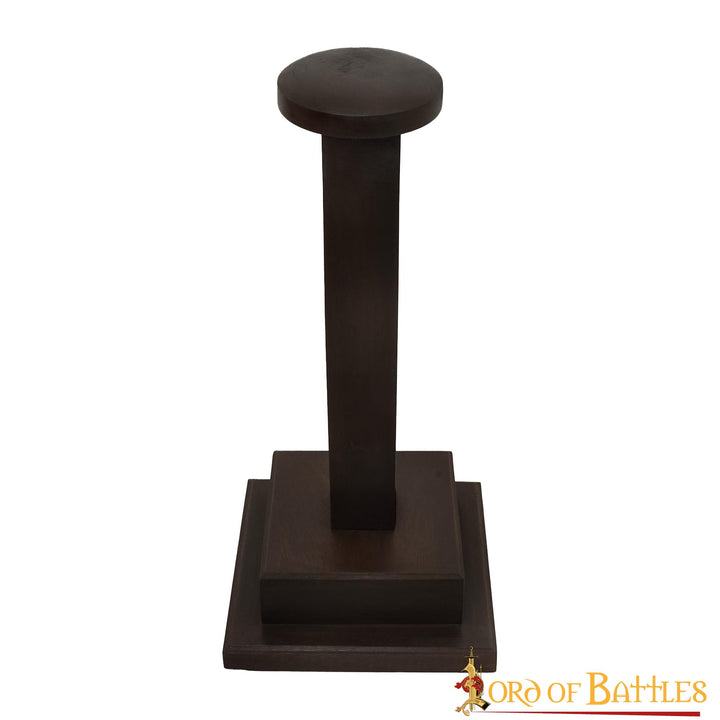Soporte madera hecho a mano para cascos (42 cm.)