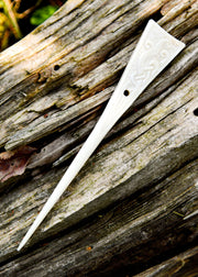 Horquilla vikinga de hueso Trondheim (16 cm.)