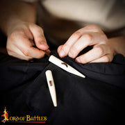 Set 5 botones hueso tallado para camisas vikingas