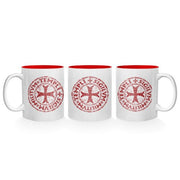 Pack Desayuno Templario: Taza + Posavasos Caballeros Templarios