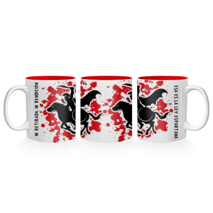 Pack Desayuno Espartano: Taza + Posavasos Guerrero Espartano