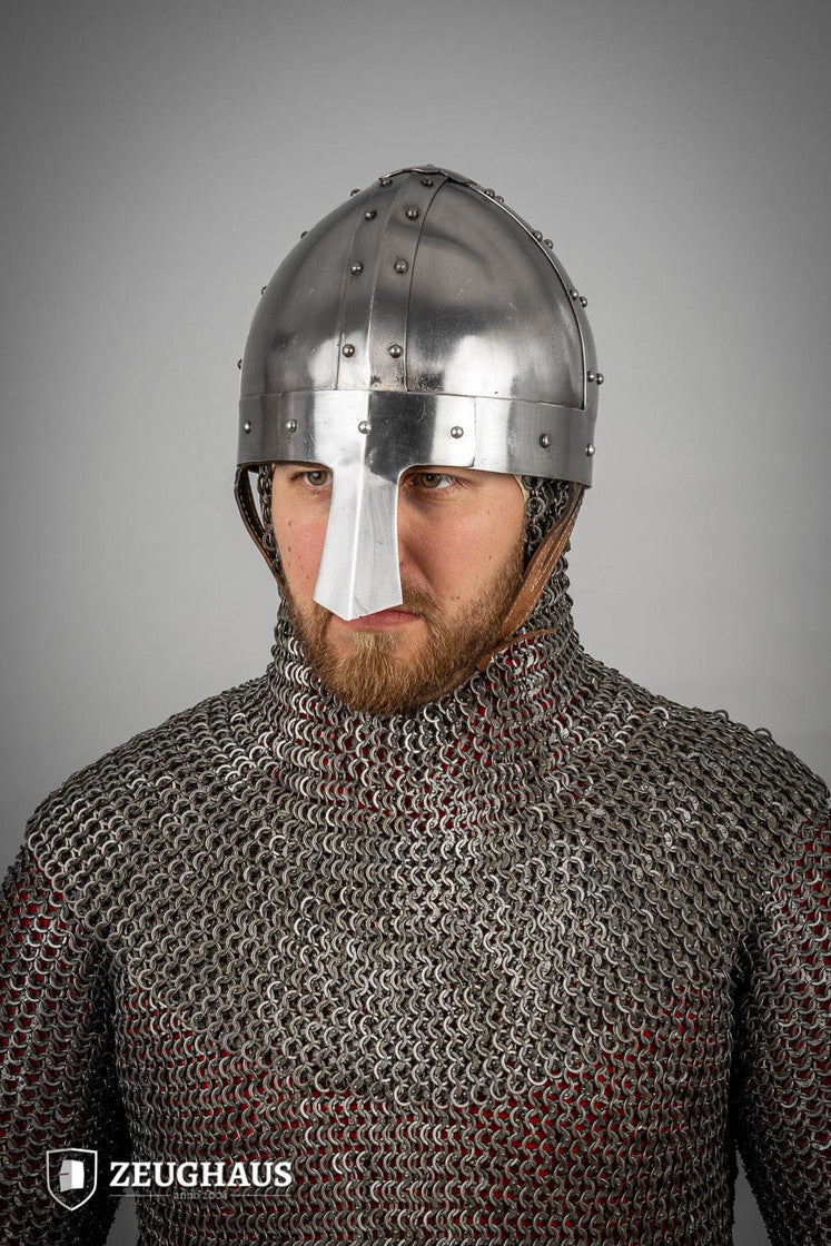 Casco Vikingo Spangenhelm, acero pulido (1,6 mm.)