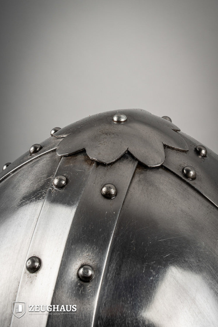 Casco Vikingo Spangenhelm, acero pulido (1,6 mm.)