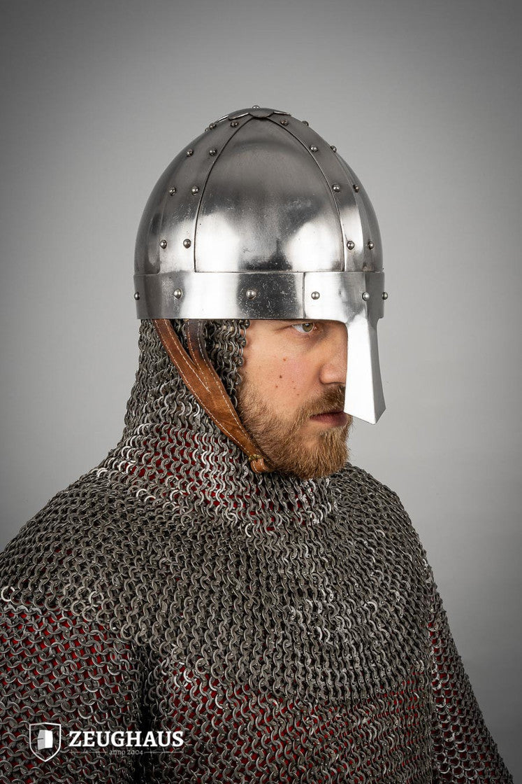 Casco Vikingo Spangenhelm, acero pulido (1,6 mm.)